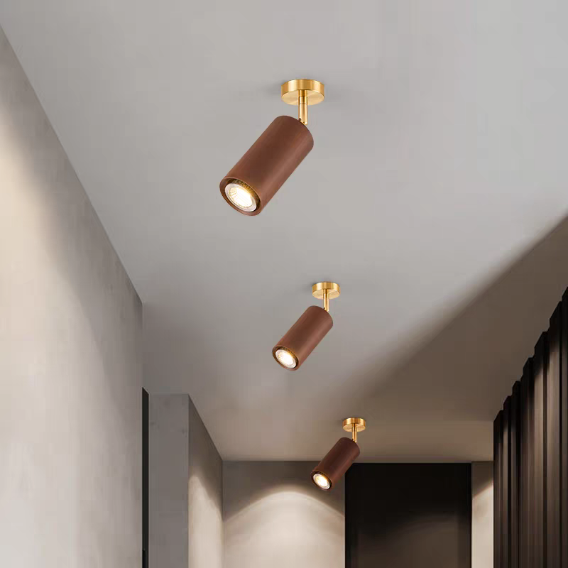 Liora Wooden LED Track Light-Neutral Decor