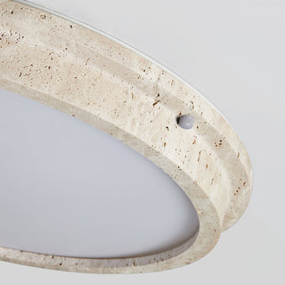 AltheionLumière de Plafond Élégante en Travertin