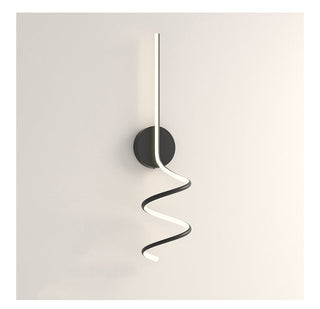 Arisha Applique Murale LED Spirale Moderne Pour Chambre, Couloir, Salon