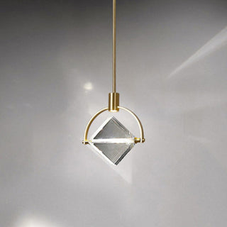 Kristy Suspension Luxe Moderne Métal/Cristal Salle à manger