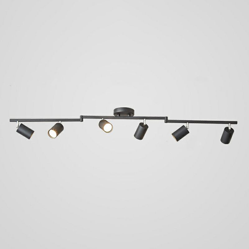 Aim Moderne LED Plafonnier  Noir/Blanc/Or Métal Chambre à coucher