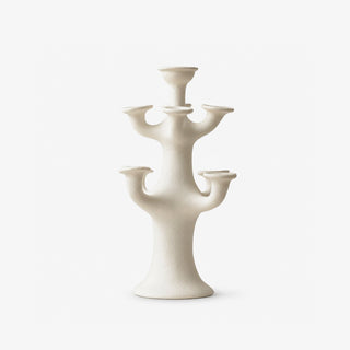 Terracotta Tree Candelabra-Neutral Decor