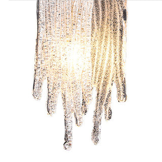 Kristy Suspension Irrégulier Contemporaine, Cristal/Cuivre, Transparent, Salon