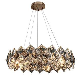 Kristy Cristal Moderne Lustre 6 Lumières Salon/Chambre à Coucher