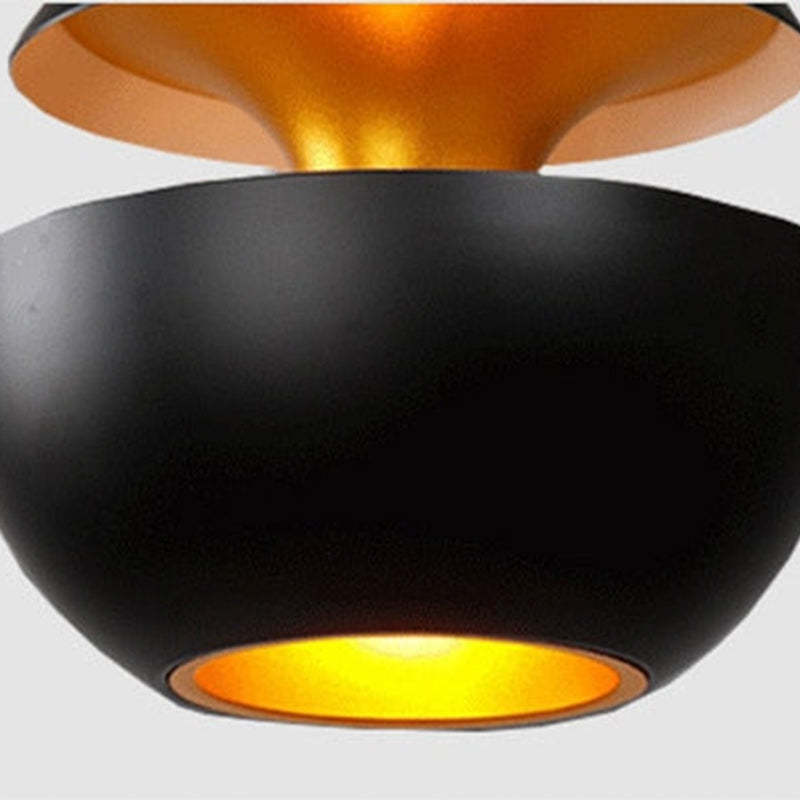 Arisha Suspension LED, Noir & Blanc, D 25/35CM