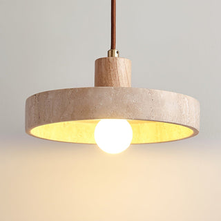 Evvynor Travertin Pendentif Lumière