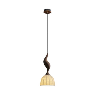 Colire Créativité Tordu Bois Suspension Lumière