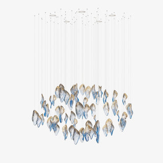 Ocean Drift Blown Glass Customize Chandelier-Neutral Decor