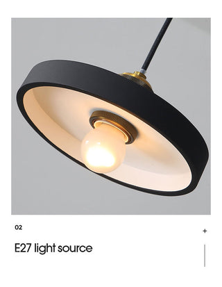 Astel Luminaires Suspension Nordique Blanc/Orange/Noir/Gris. Salon-Luire