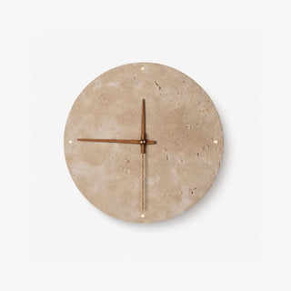 Dial Travertine Sconce-Neutral Decor
