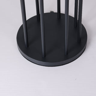 Ray Lampadaire Cylindre Simple, Métal/Verre, Gris, Jardin