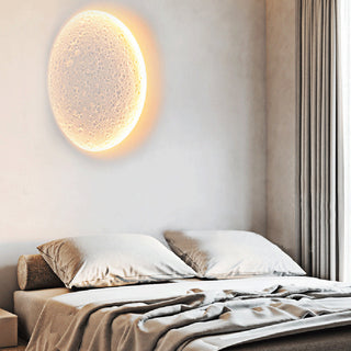 Aria Applique Murale de Peinture Dimmable avec Télécommande, 2 Style, Blanc, Salon