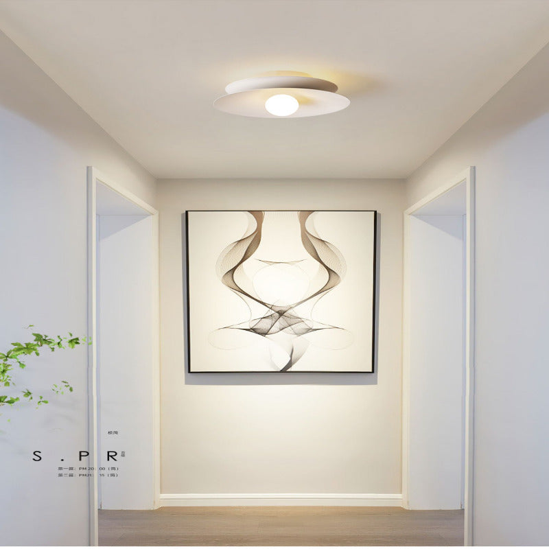 Arisha Moderne LED Plafonnier Blanc Rouge Noir Métal Cuisine Balcon