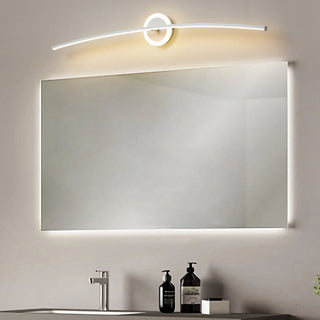 Arisha Applique murale Miroir de courtoisie Changement de couleur avec interrupteur, 80/100cm