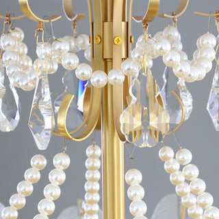 Kristy Suspension Plume Moderne, Cuivre/Verre, Doré, Salon