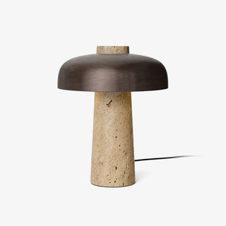 Tavivira Lampe de Table en Travertin