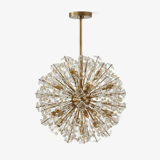 Aurora Lustre de Luxe en Métal Doré