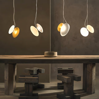 Translucent Frosted Glass Pendant Light-Neutral Decor
