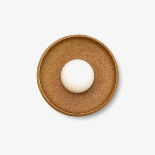 Civarir Applique Murale Ronde en Verre Céramique Minimaliste Moderne