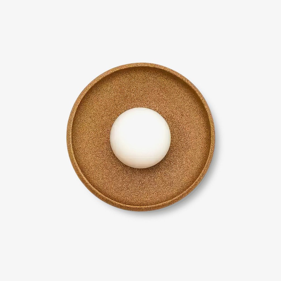 Maveria Applique Murale Ronde en Verre Céramique Minimaliste Moderne