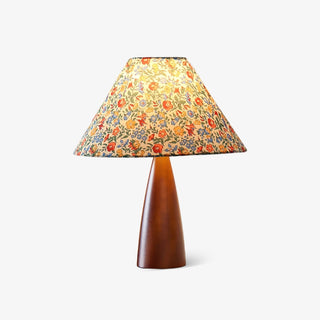 Ber Vintage Lampe de Table en Bois