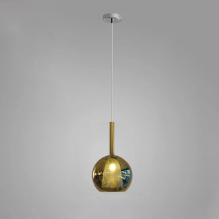 Lustra Suspension en Verre Fumé Rond