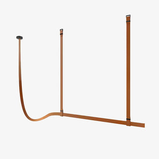 Arcadia Suspension Moderne en Cuir-Luire