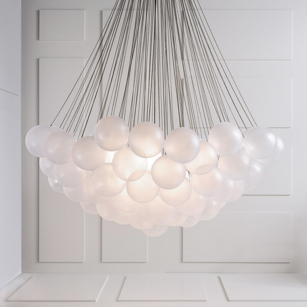 Fayne Suspension Bulle à Globe en Verre