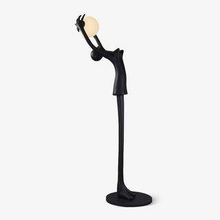 Lynorel Figurative Lampadaire Noir