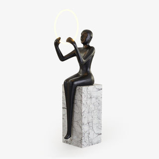 Orelaielle Lampadaire Sculptural Noir