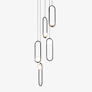 Lylorarae Lustre Moderne Minimaliste en Verre Combiné