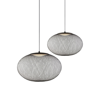 Lustra Suspension Lampe Maille Noire