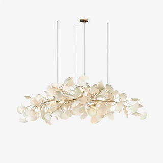Arux Lustre Ginkgo Art Déco Courbé Vers le Bas