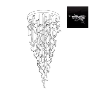 Aetherial Lustre Feuille en Verre