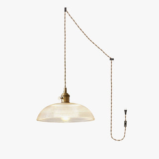 Calyra Suspension en Laiton et Verre
