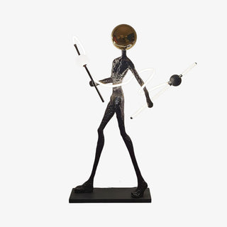 Nycaran Lampadaire Noir Sculptural