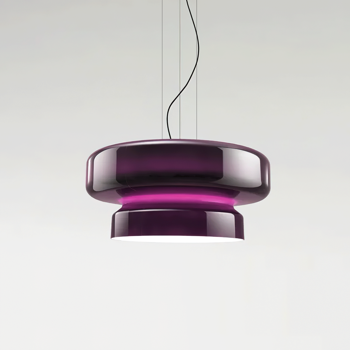 Zerithce Suspension Moderne Minimaliste en Verre
