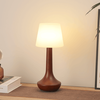 Bello Lampe de Table en Bois Rétro