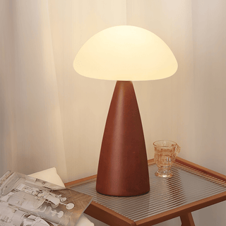 Ibisin Funge Bois Lampe de Table Contemporaine