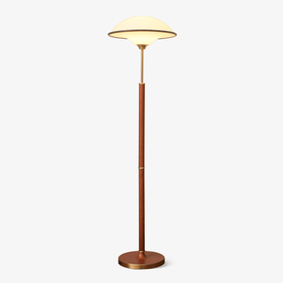 Astralis Bois Art Déco Lampadaire