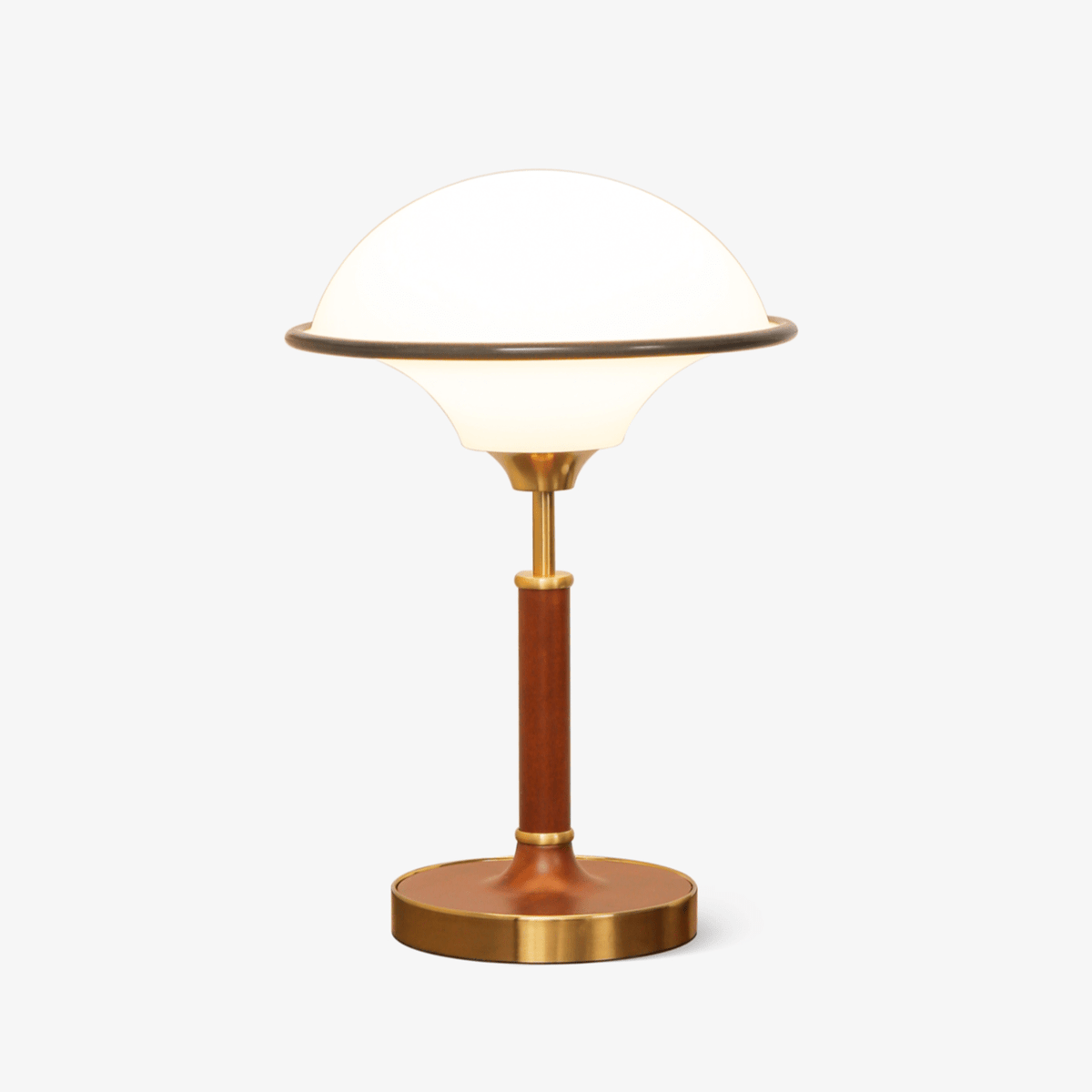 Solstic Bois du Milieu du Siècle Lampe de Table