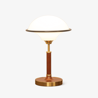 Solstic Bois du Milieu du Siècle Lampe de Table