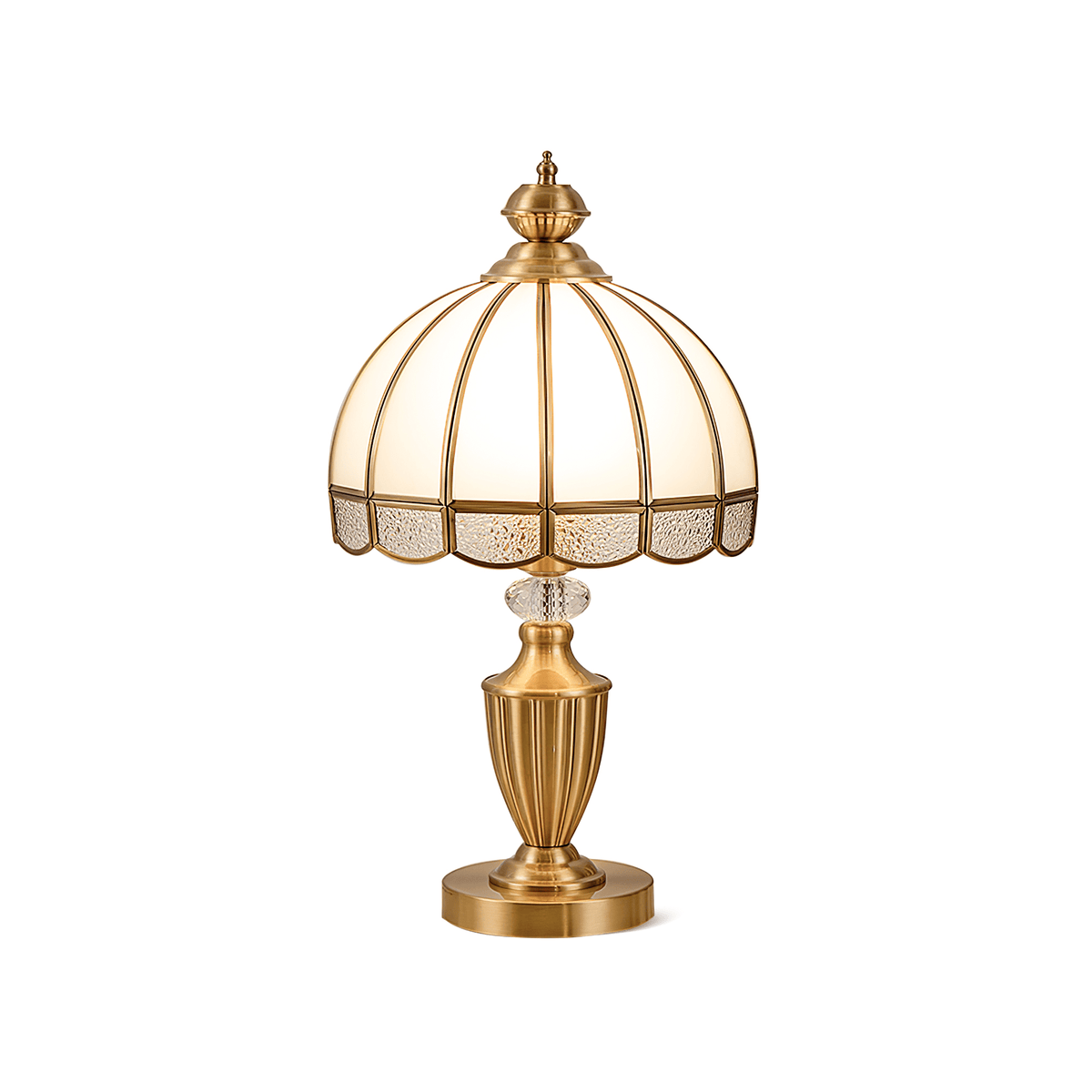 Opaline Verre Lampe de Table Classique