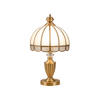 Opaline Verre Lampe de Table Classique