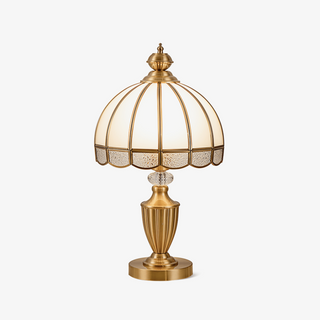 Opaline Verre Lampe de Table Classique