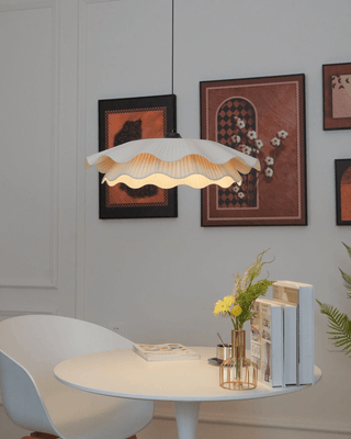 Ellorel Lampe Suspendue en Tissu Wave Brass