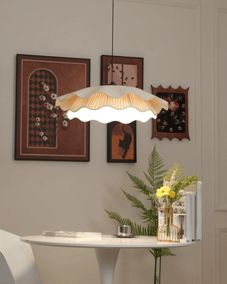 Ellorel Lampe Suspendue en Tissu Wave Brass
