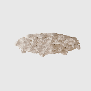 Tinsley Plaster Chandelier-Neutral Decor