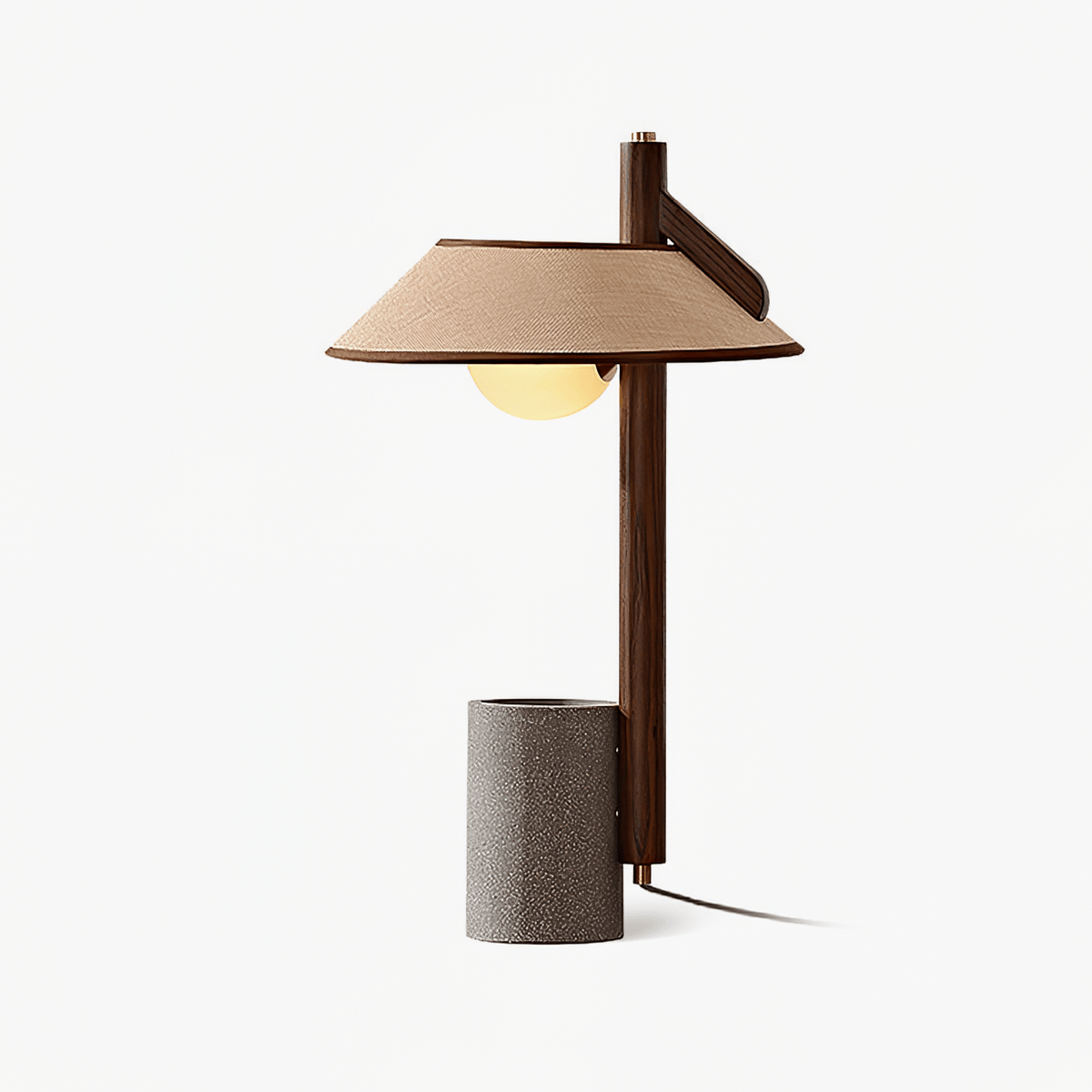 Damon Lampe de Table Minimaliste en Bois