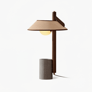 Damon Lampe de Table Minimaliste en Bois